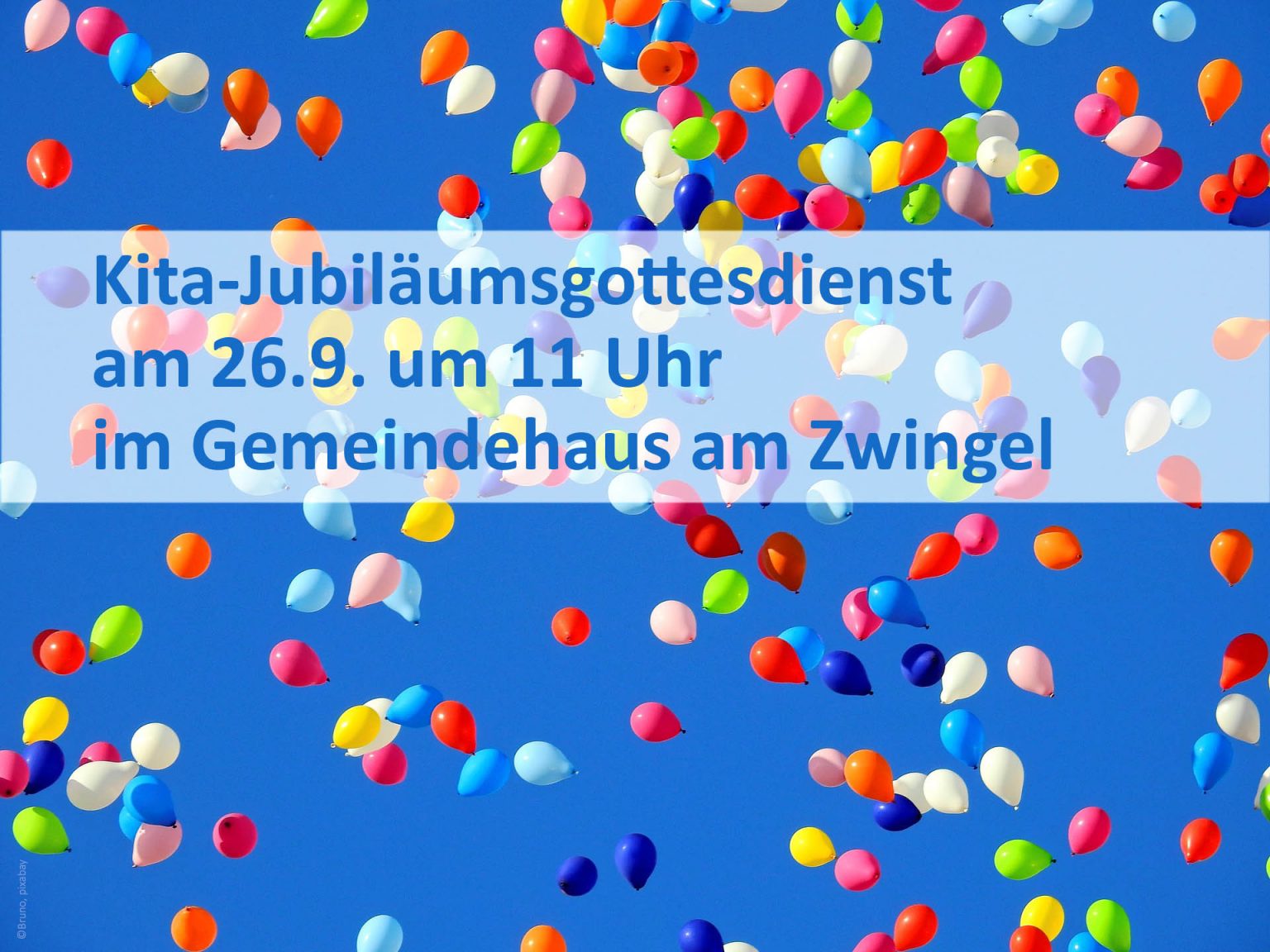 Kita-Jubiläumsgottesdienst am 26.9. – Ev. Kirche Dillenburg